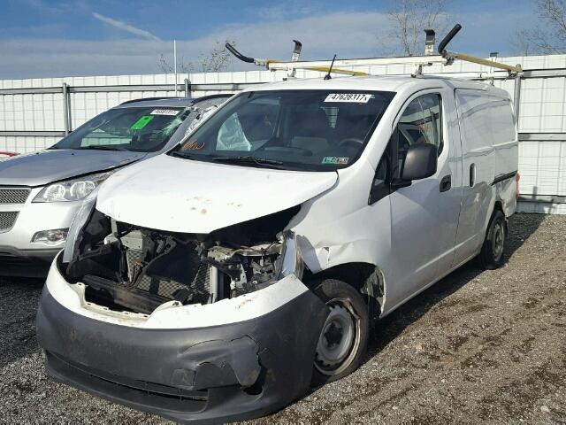 3N6CM0KN4EK692965 - 2014 NISSAN NV200 2.5S WHITE photo 2