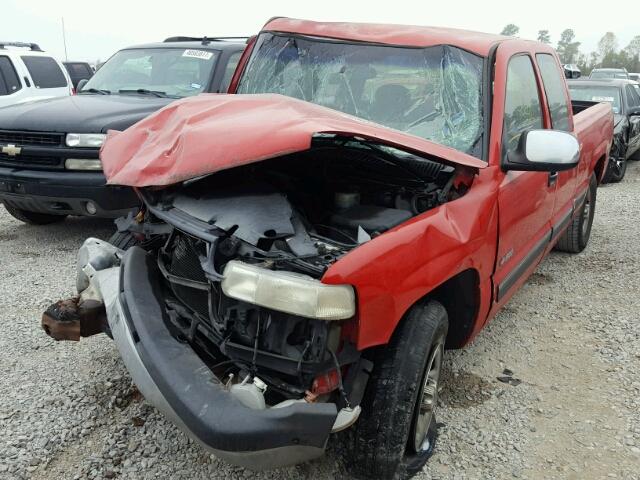 1GCEC19V21Z143580 - 2001 CHEVROLET SILVERADO RED photo 2