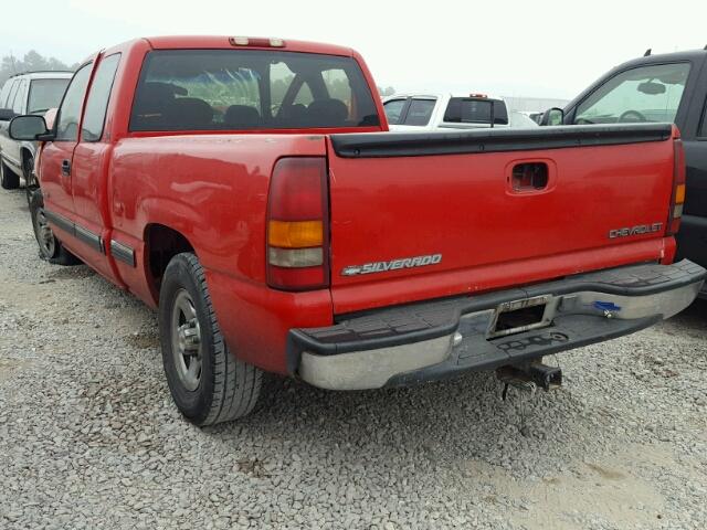 1GCEC19V21Z143580 - 2001 CHEVROLET SILVERADO RED photo 3