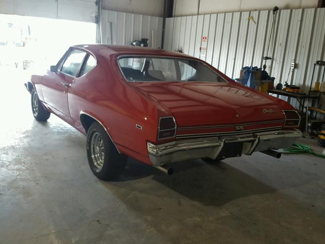 1342791319687 - 1969 CHEVROLET CHEVELLE RED photo 3