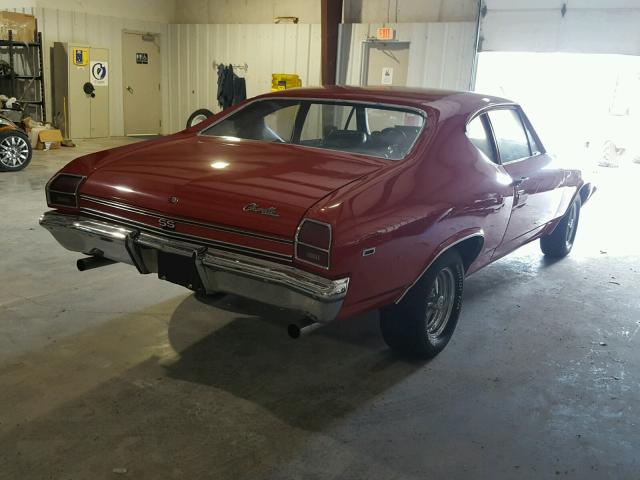 1342791319687 - 1969 CHEVROLET CHEVELLE RED photo 4