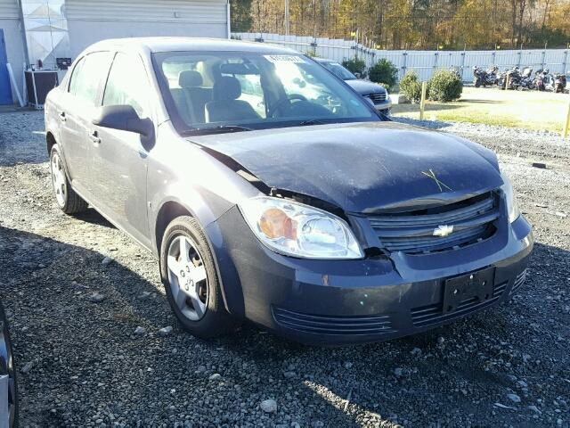 1G1AK58F387238098 - 2008 CHEVROLET COBALT LS GRAY photo 1