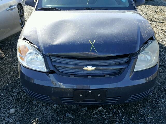 1G1AK58F387238098 - 2008 CHEVROLET COBALT LS GRAY photo 7