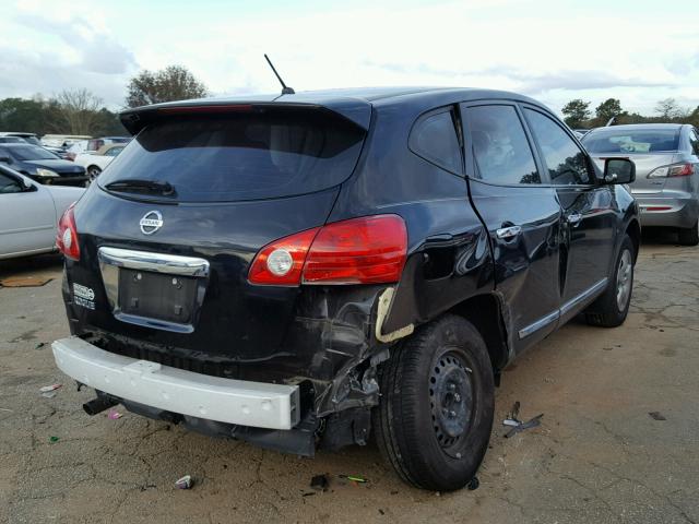 JN8AS5MT1BW150221 - 2011 NISSAN ROGUE S BLACK photo 4