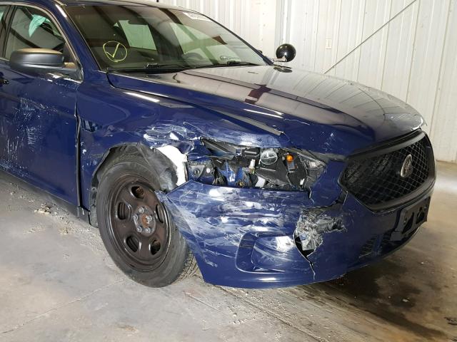 1FAHP2MK6FG122809 - 2015 FORD TAURUS POL BLUE photo 9