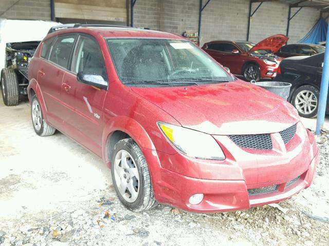 5Y2SL62814Z429901 - 2004 PONTIAC VIBE RED photo 1