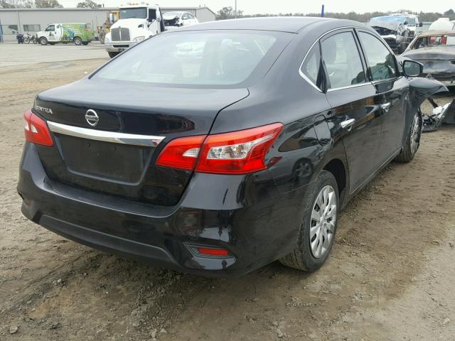 3N1AB7AP5GY336796 - 2016 NISSAN SENTRA S BLACK photo 4