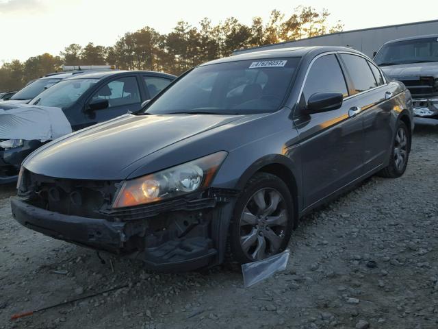 1HGCP36879A042309 - 2009 HONDA ACCORD EXL GRAY photo 2