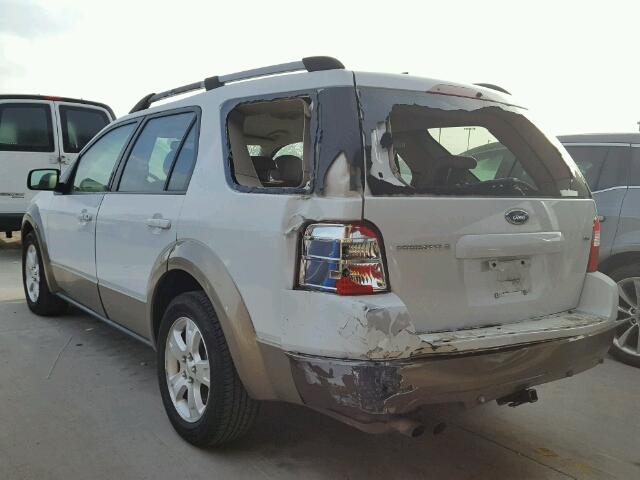 1FMDK02107GA27908 - 2007 FORD FREESTYLE WHITE photo 3