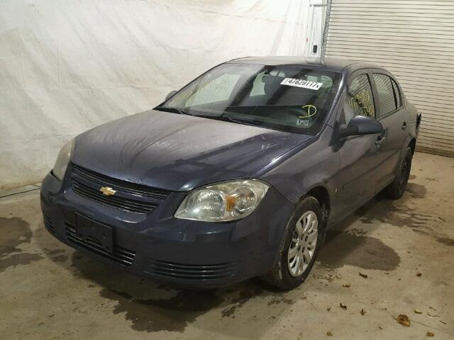 1G1AT58H297291469 - 2009 CHEVROLET COBALT LT GREEN photo 2