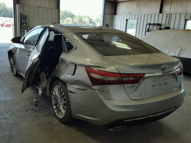 4T1BK1EB5GU200566 - 2016 TOYOTA AVALON XLE SILVER photo 3