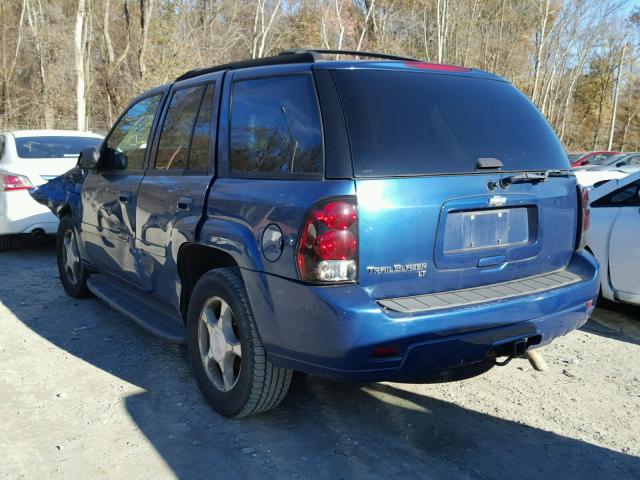 1GNDT13S262216447 - 2006 CHEVROLET TRAILBLAZE BLUE photo 3