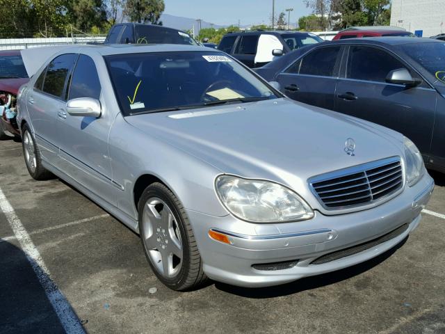 WDBNG73J61A196101 - 2001 MERCEDES-BENZ S 55 AMG SILVER photo 1