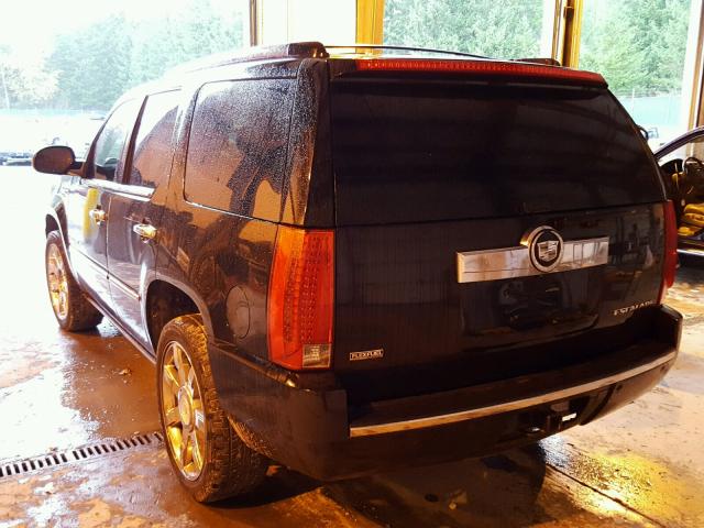 1GYFK23209R216558 - 2009 CADILLAC ESCALADE L BLACK photo 3