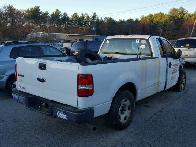 1FTRF12206NB23061 - 2006 FORD F150 WHITE photo 4