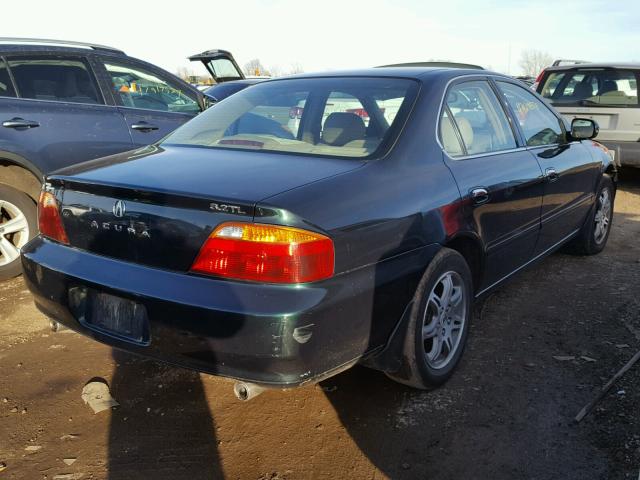 19UUA5661YA036990 - 2000 ACURA 3.2TL GREEN photo 4