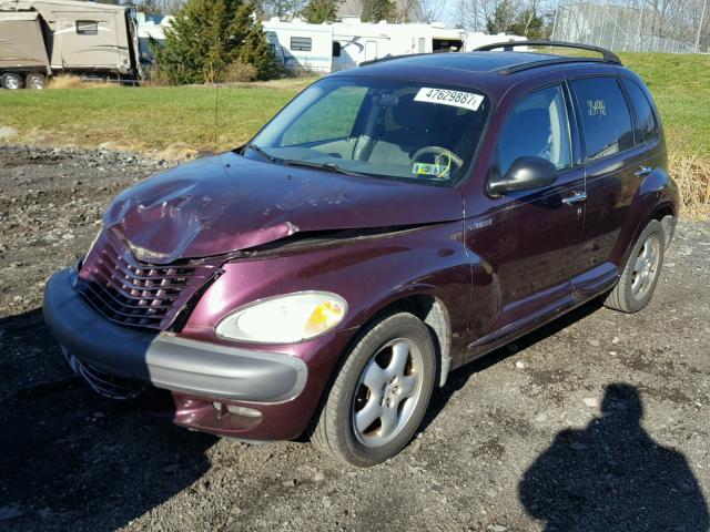 3C8FY58B92T273576 - 2002 CHRYSLER PT CRUISER MAROON photo 2