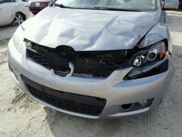 JM3ER29LX80191448 - 2008 MAZDA CX-7 SILVER photo 9