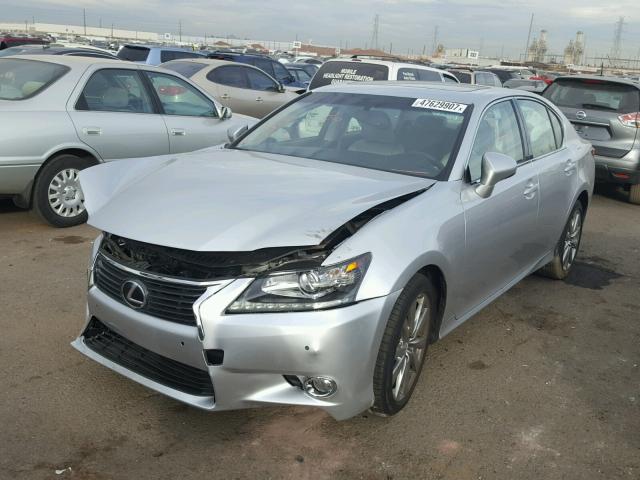 JTHBE1BL1E5043617 - 2014 LEXUS GS 350 SILVER photo 2