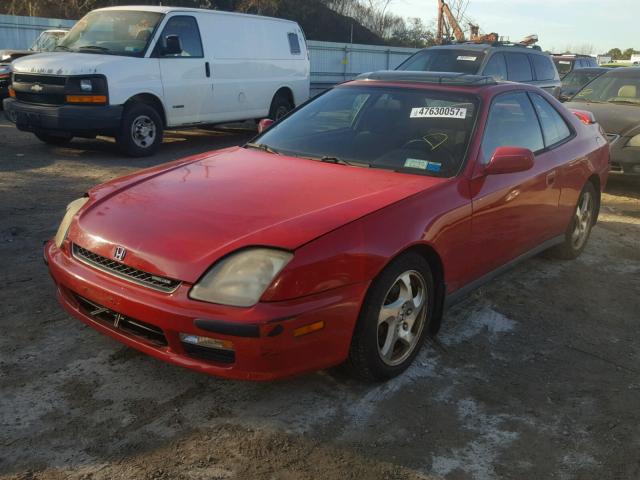 JHMBB6249XC009339 - 1999 HONDA PRELUDE RED photo 2