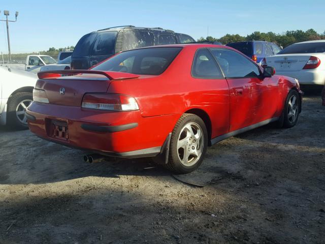 JHMBB6249XC009339 - 1999 HONDA PRELUDE RED photo 4