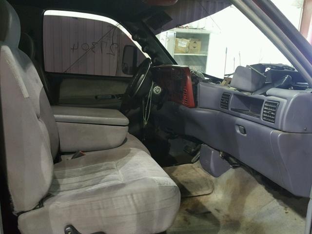 0K0050855936 - 1997 DODGE RAM 2500 MAROON photo 5