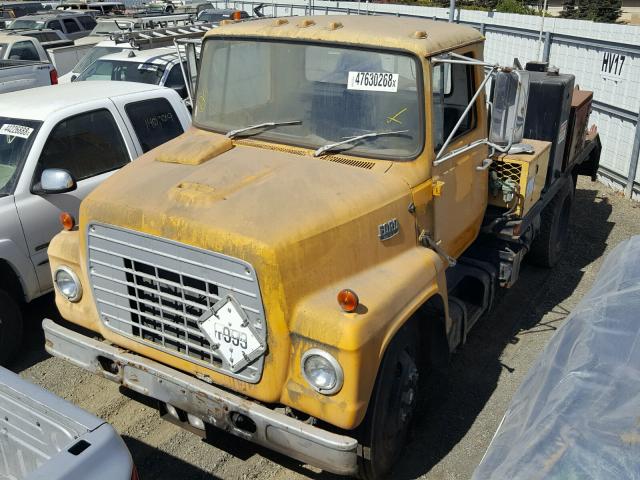 1FDPR70U9DVA42798 - 1983 FORD N-SERIES L YELLOW photo 2