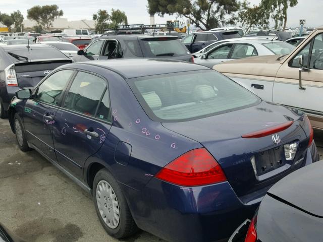 1HGCM56116A015190 - 2006 HONDA ACCORD VAL BLUE photo 3