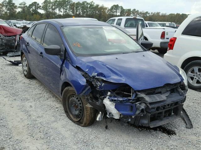 1FAHP3E21CL476079 - 2012 FORD FOCUS S BLUE photo 1