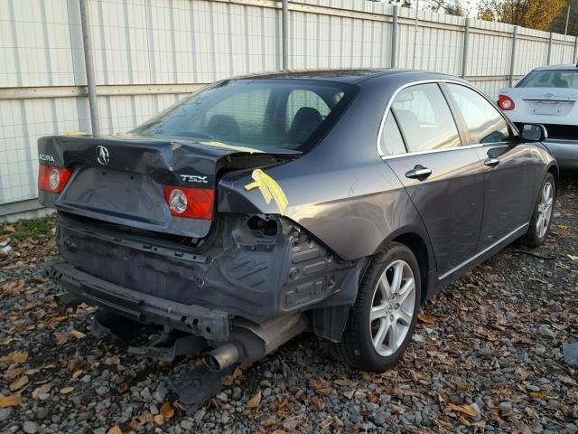 JH4CL96874C024871 - 2004 ACURA TSX GRAY photo 4