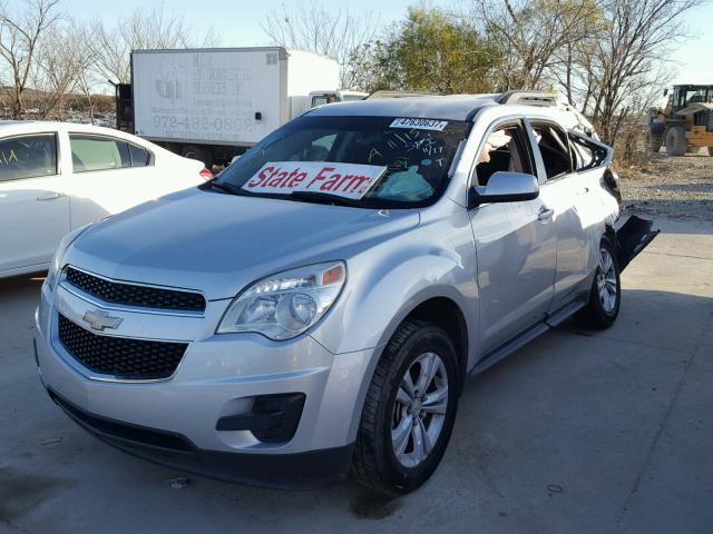 2CNALDEW1A6299180 - 2010 CHEVROLET EQUINOX LT SILVER photo 2