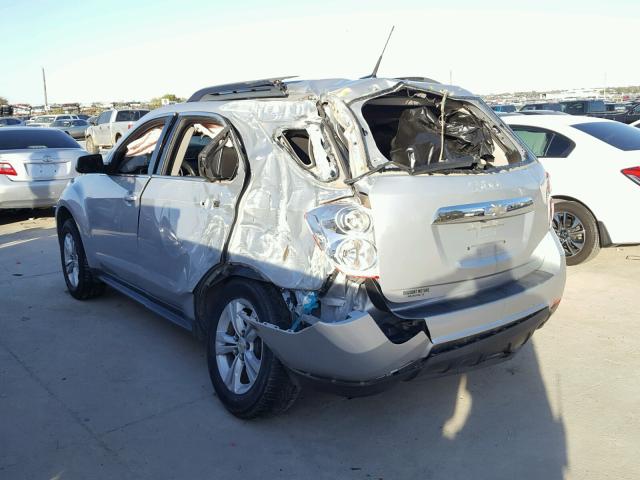 2CNALDEW1A6299180 - 2010 CHEVROLET EQUINOX LT SILVER photo 3