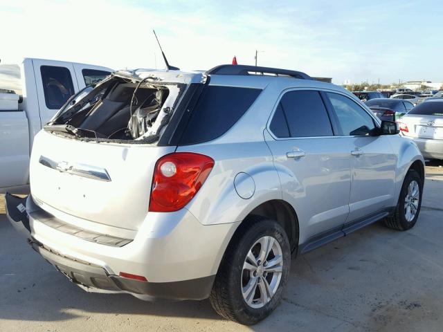 2CNALDEW1A6299180 - 2010 CHEVROLET EQUINOX LT SILVER photo 4