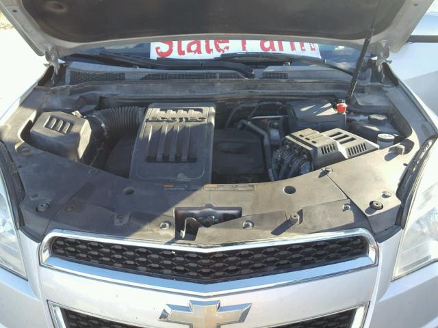 2CNALDEW1A6299180 - 2010 CHEVROLET EQUINOX LT SILVER photo 7