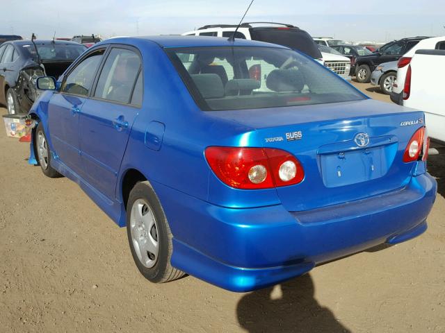 2T1BR30E98C879432 - 2008 TOYOTA COROLLA CE BLUE photo 3