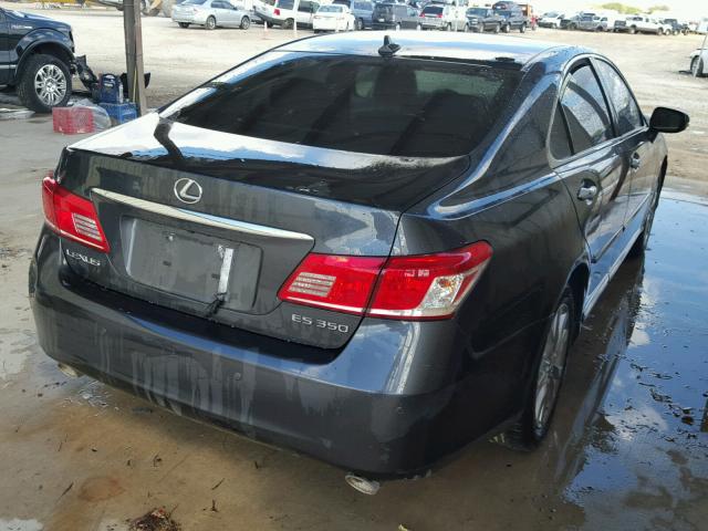 JTHBK1EG5A2414474 - 2010 LEXUS ES 350 GRAY photo 4