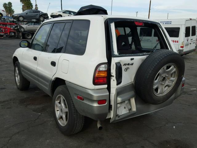 JT3GP10V8Y0047787 - 2000 TOYOTA RAV4 WHITE photo 3