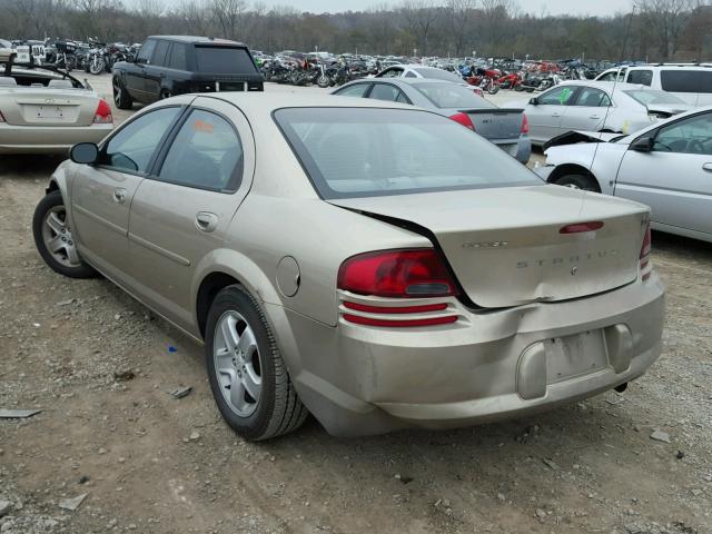 1B3EL46XX3N578530 - 2003 DODGE STRATUS SE GOLD photo 3