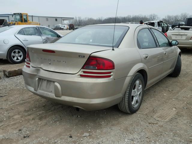 1B3EL46XX3N578530 - 2003 DODGE STRATUS SE GOLD photo 4