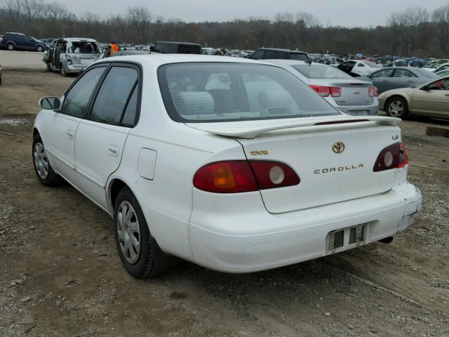 1NXBR12E71Z560097 - 2001 TOYOTA COROLLA CE WHITE photo 3