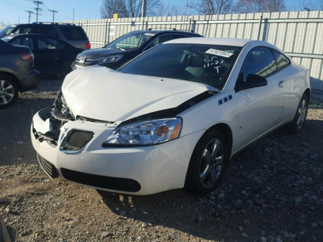 1G2ZH18N274197721 - 2007 PONTIAC G6 GT WHITE photo 2