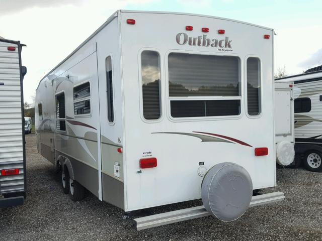 4YDT30R216G921150 - 2006 KEYSTONE OUTBACK WHITE photo 3