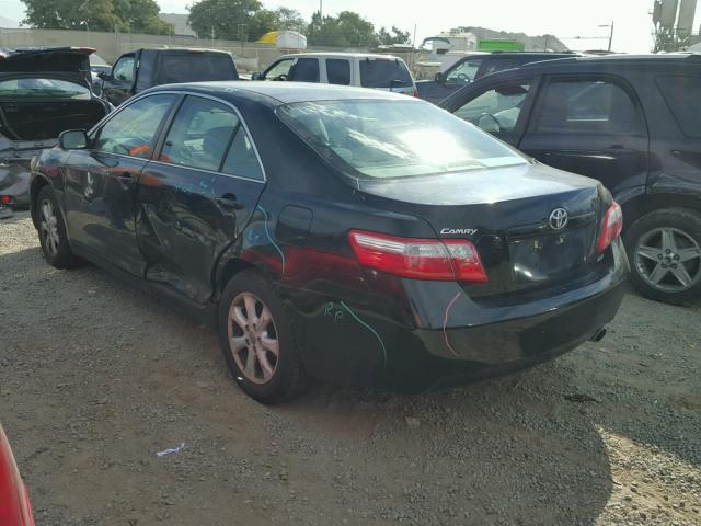 4T1BE46K88U769534 - 2008 TOYOTA CAMRY CE BLACK photo 3