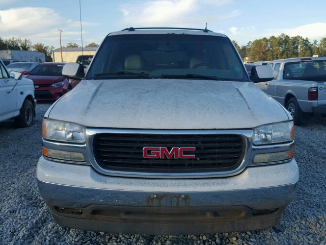 3GKEC16Z25G180291 - 2005 GMC YUKON XL C WHITE photo 9