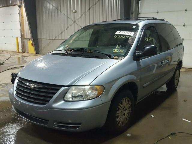 1A4GP45R76B720363 - 2006 CHRYSLER TOWN & COU 蓝色 照片 2