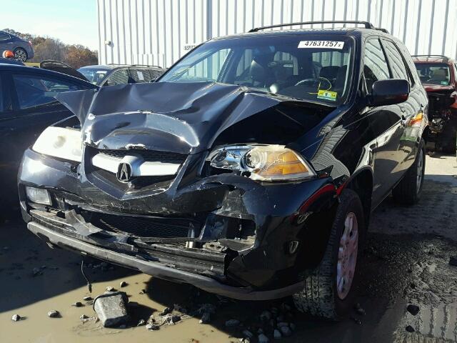 2HNYD18844H545427 - 2004 ACURA MDX TOURIN BLACK photo 2