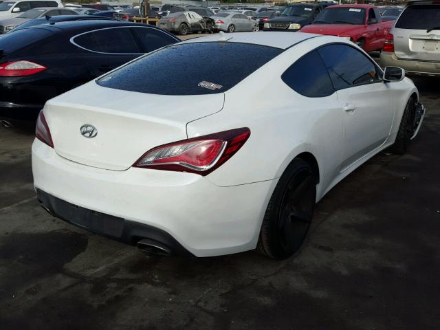 KMHHT6KD0DU096249 - 2013 HYUNDAI GENESIS CO WHITE photo 4