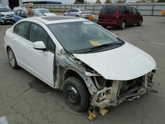 19XFB2F84CE388777 - 2012 HONDA CIVIC EX WHITE photo 1