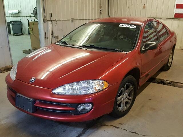 2B3HD56J01H662227 - 2001 DODGE INTREPID E RED photo 2