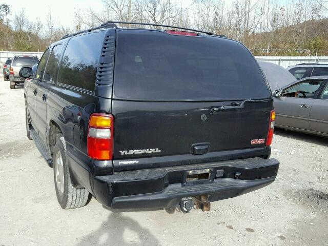 1GKFK66U83J314046 - 2003 GMC YUKON XL D BLACK photo 3